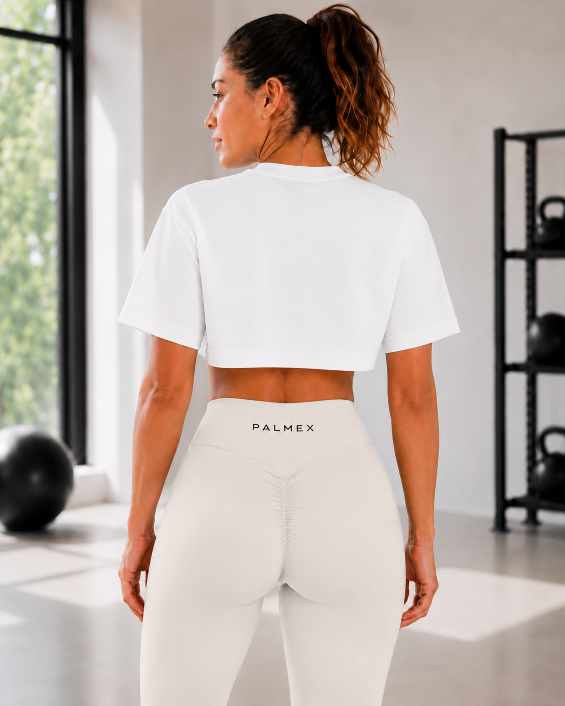 Palmex Coastal Shadow Oversize Crop Top