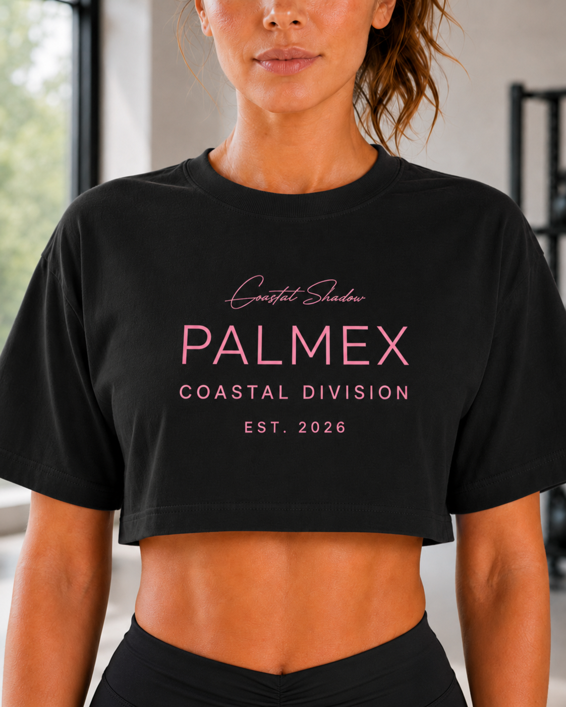 Palmex Coastal Shadow Oversize Crop Top