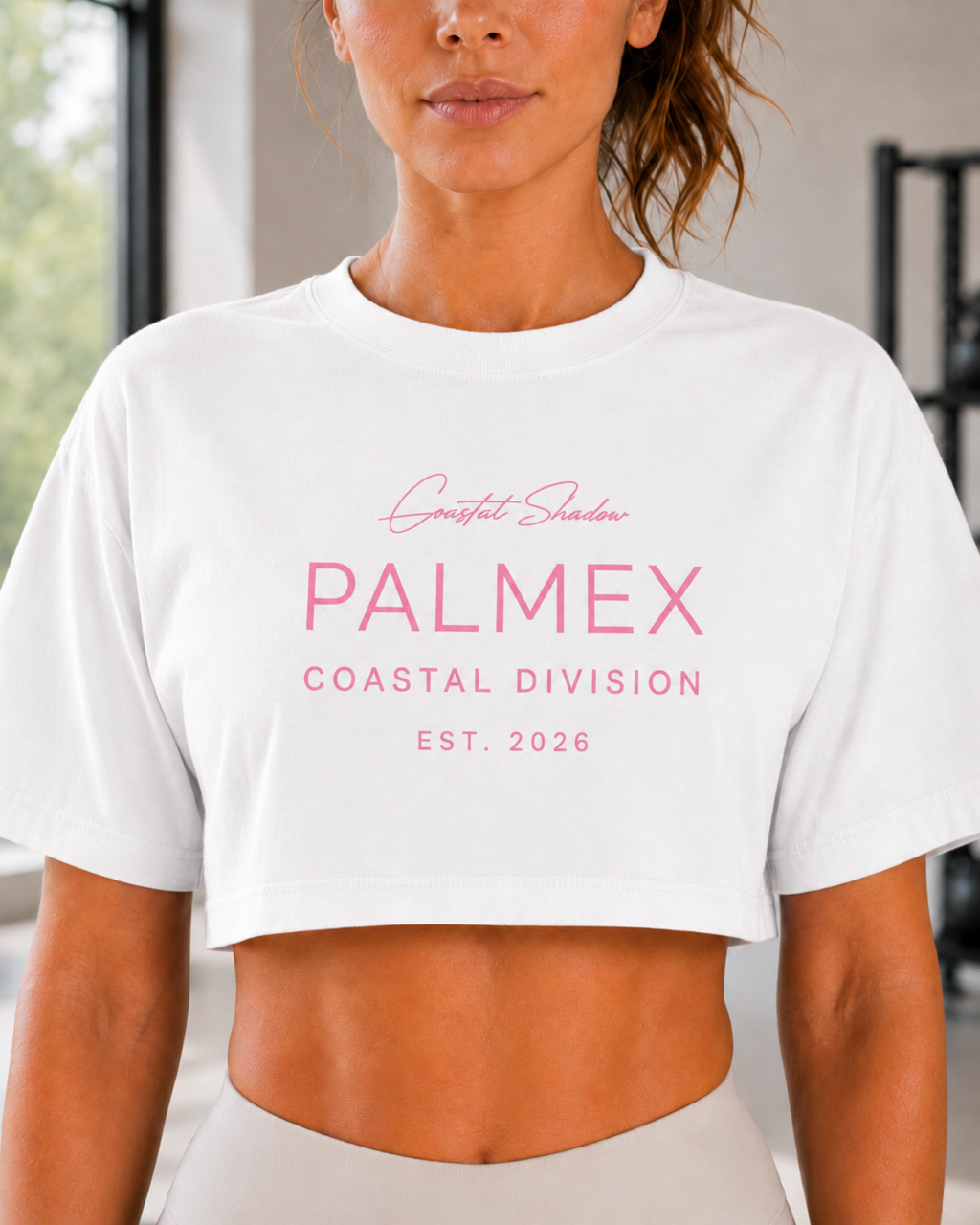 Palmex Coastal Shadow Oversize Crop Top