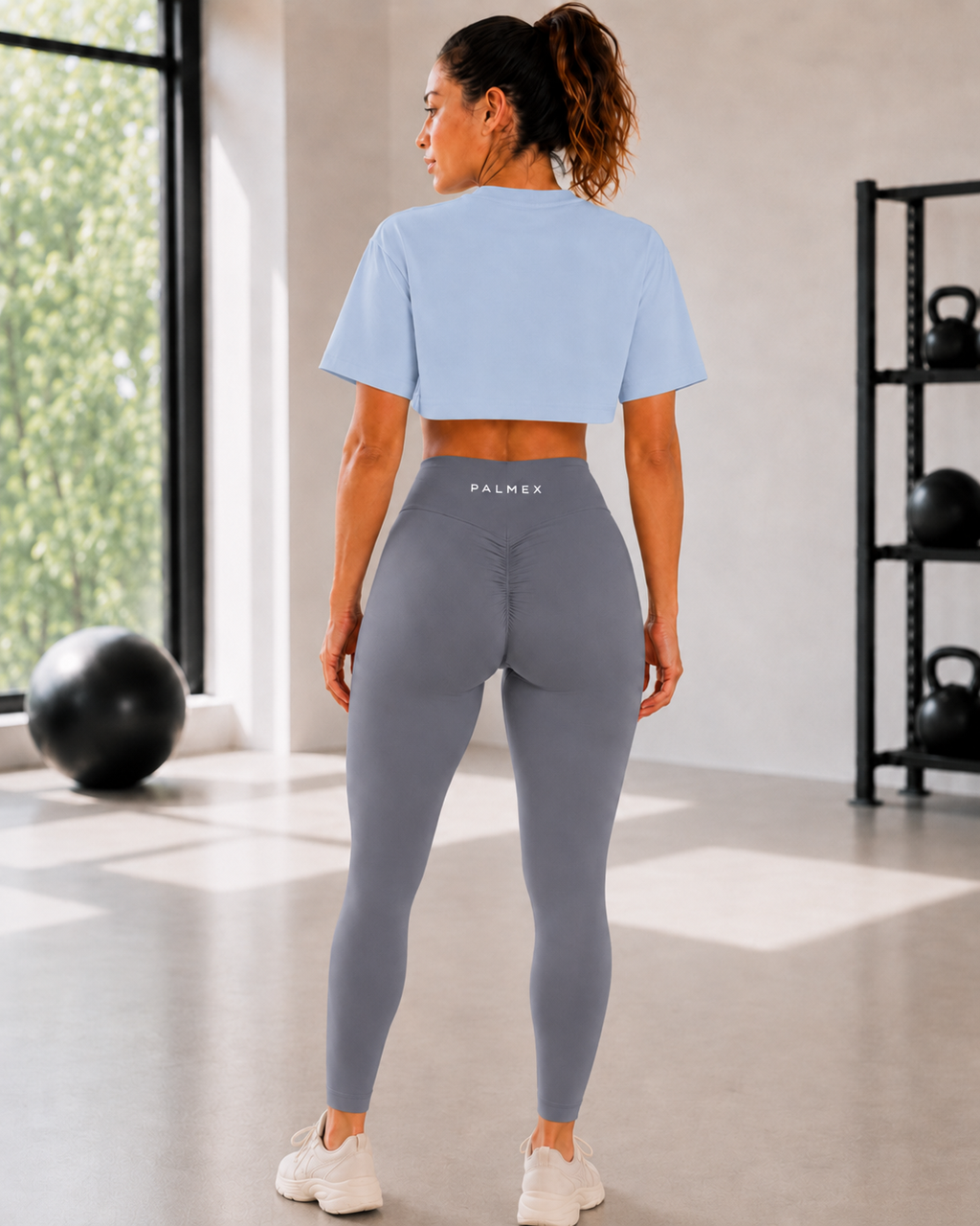 Palmex Coastal Shadow Oversize Crop Top