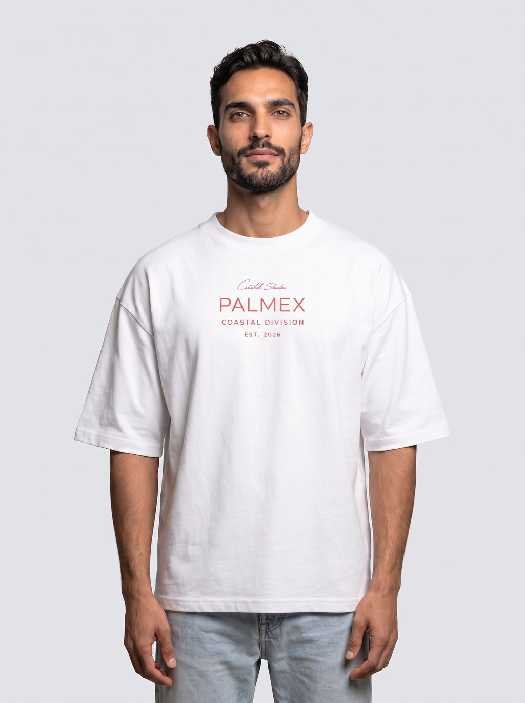Palmex Coastal Shadow Oversize T-Shirt