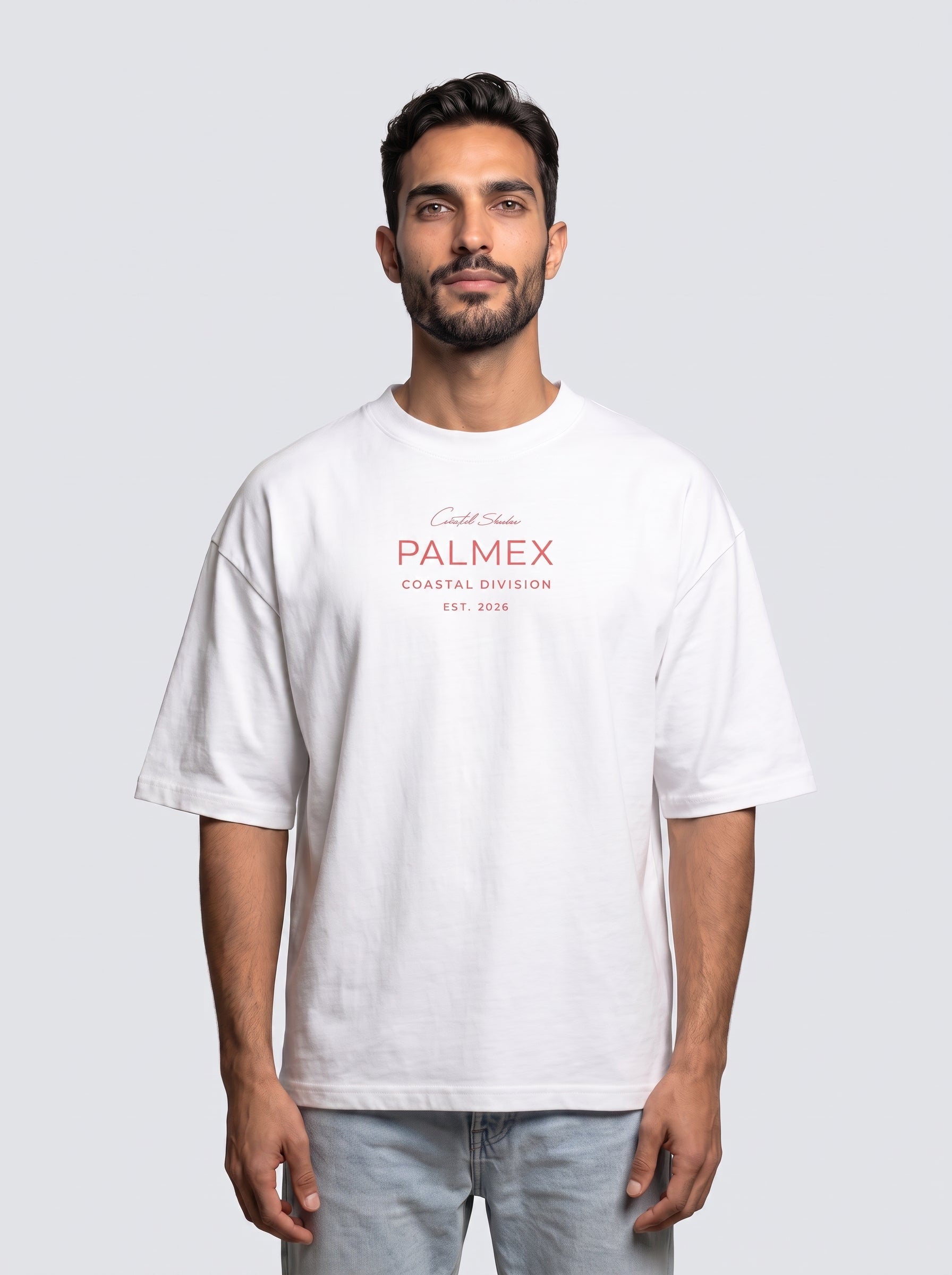 Palmex Coastal Shadow Oversize T-Shirt