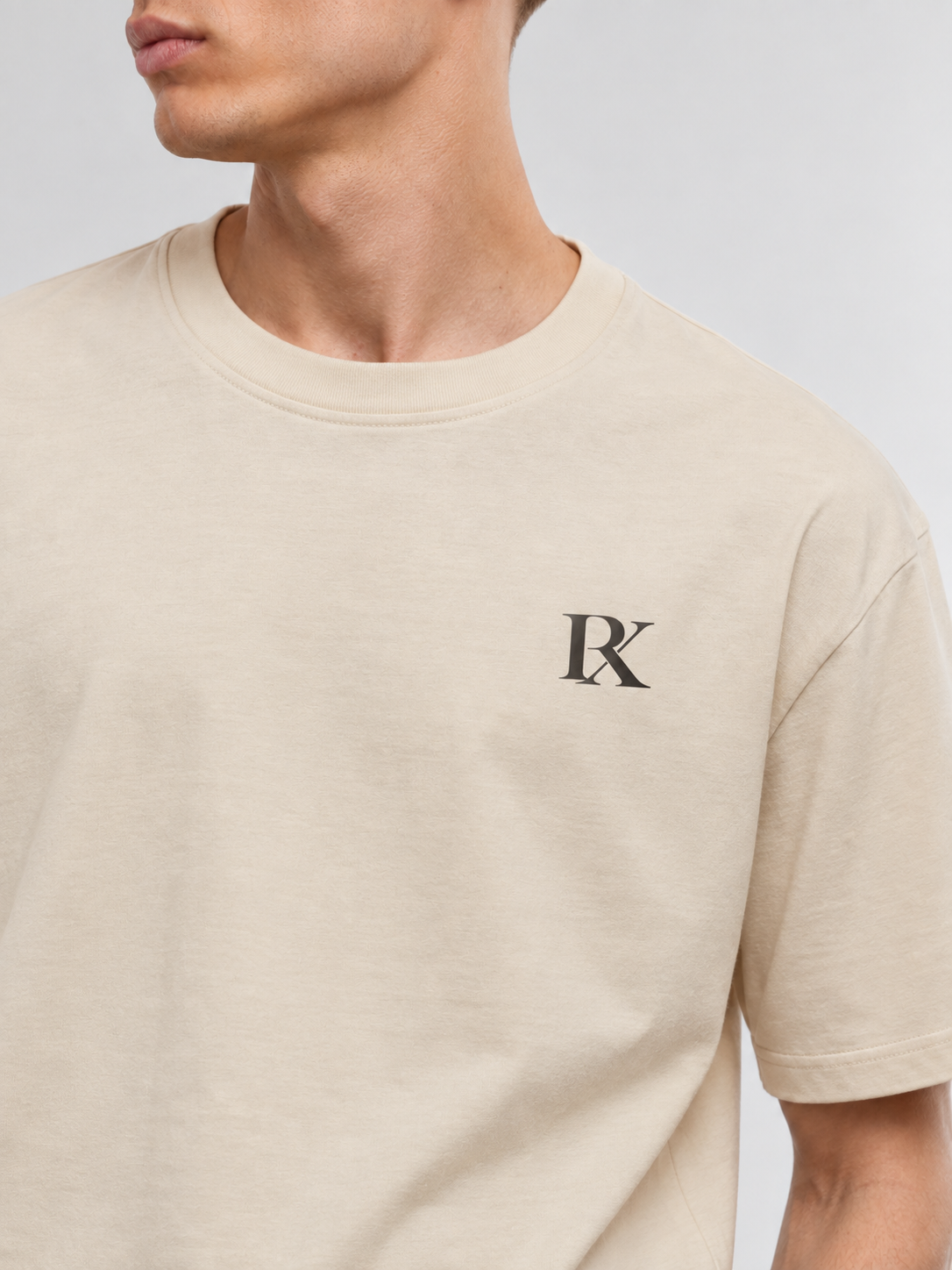 Cropped Oversized Tee