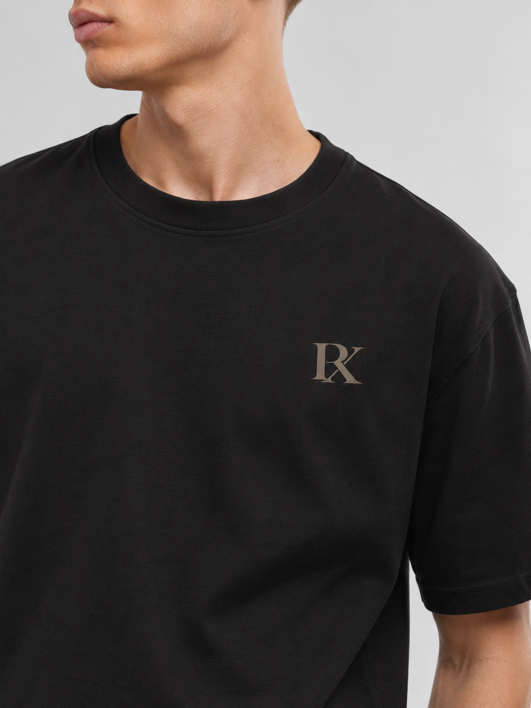 Cropped Oversized Tee