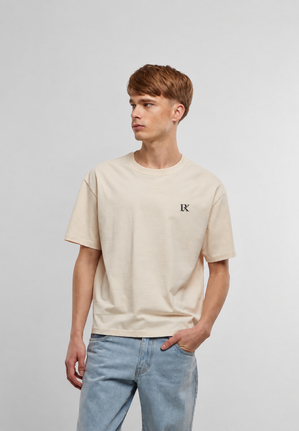 Cropped Oversized Tee