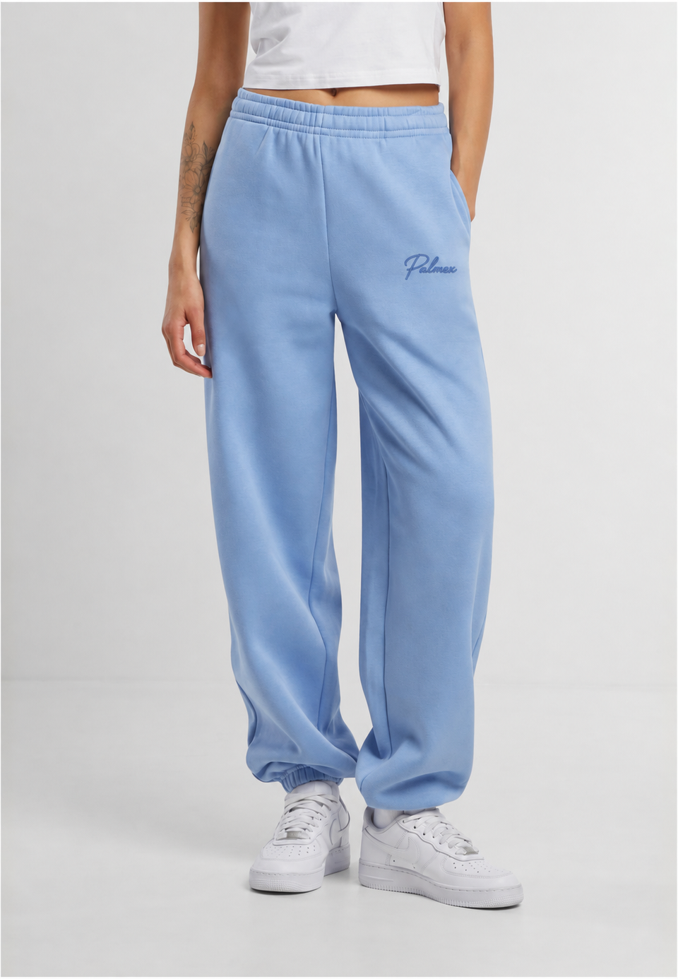 Damen Fluffy Sweatpants – Powder Blue