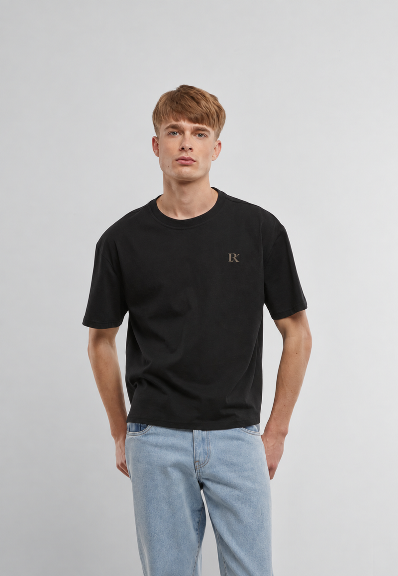 Cropped Oversized Tee