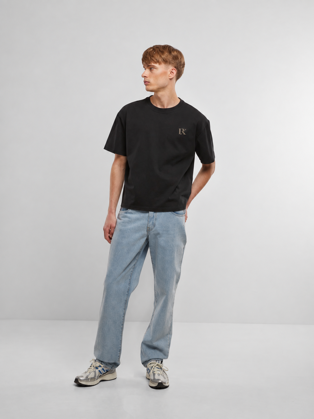 Cropped Oversized Tee