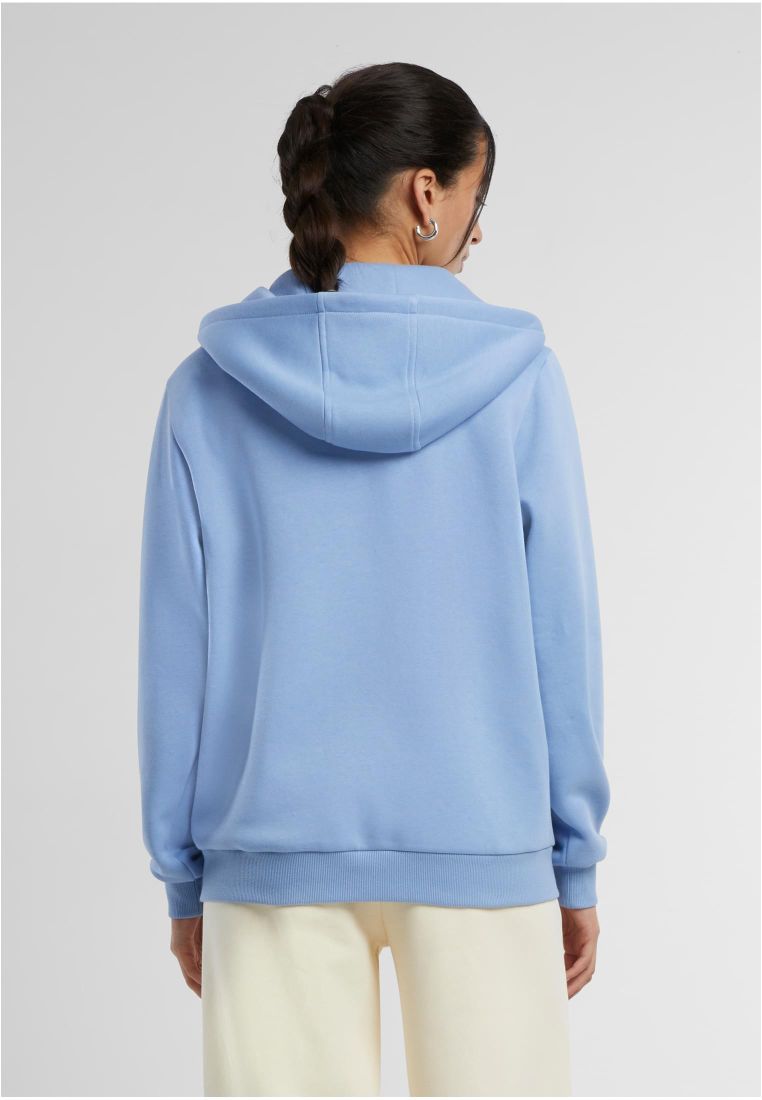 Ladies Fluffy Zip Hoodie
