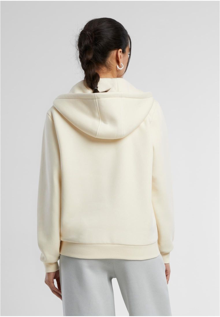 Ladies Fluffy Zip Hoodie