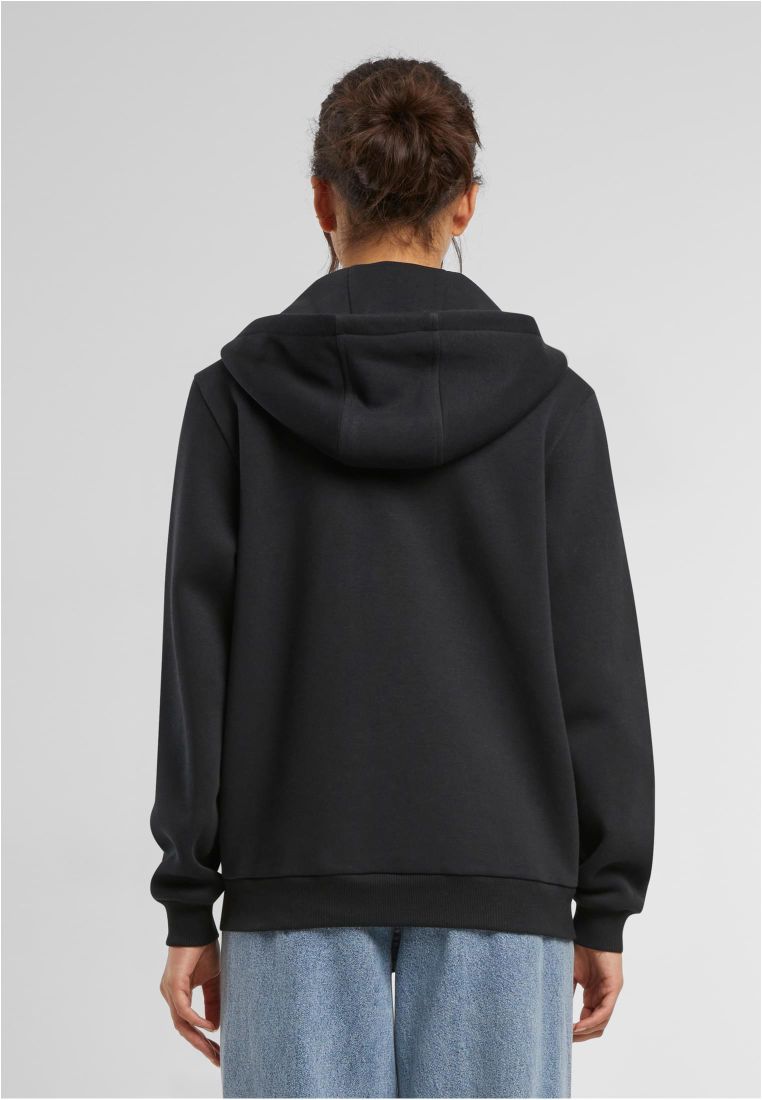 Ladies Fluffy Zip Hoodie